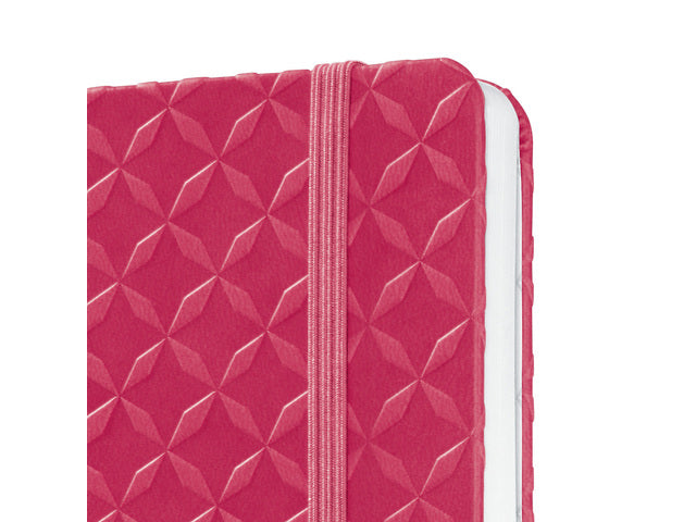 Benachrichtigungsbuch Sigel Jolie Flair A6 Hardcover geliniet Fuchsia rosa