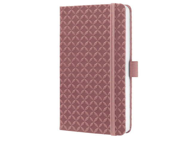 Benachrichtigungsbuch Jolie Flair, A6, staubiges rotes, gelinieertes Hardcover