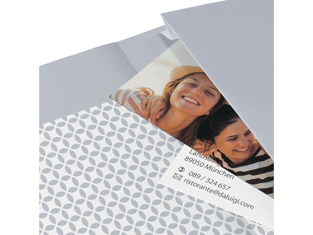Notitieboek Sigel Jolie Impress A6 hardcover gelinieerd 'Glacier Grey'