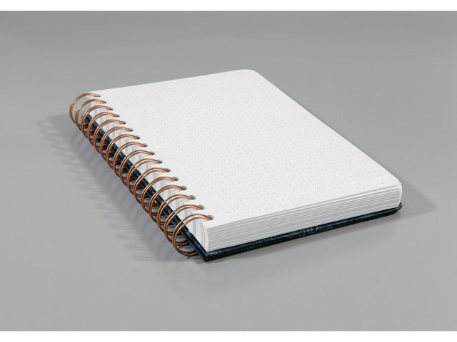 Notitieboek Jolie Inspire A5 spiraal Brush Marks. Punt-gelijnd. 120pagina's, 100grams papier. Hardcover