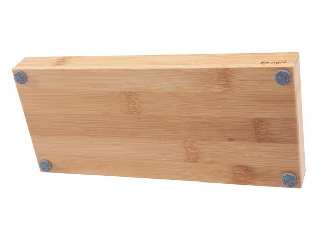 Pennenbak EYE STYLE Bambus 245x109x25mm mit l.grijs-schwarzer Einlage