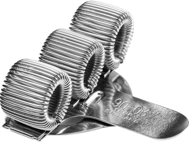 Terry Clip für 3 Pennen/Silber Potloden