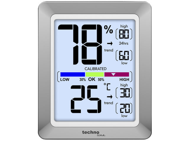 Thermometer Technoline WS 9460 73x89x27mm zilver/wit