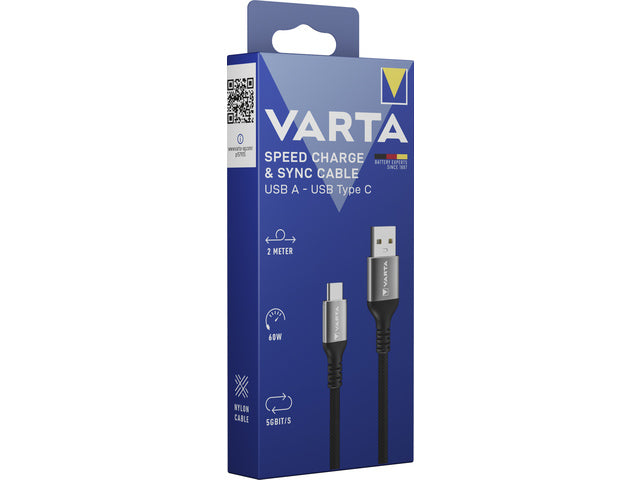 Ladekabel Varta USB A zu USB C